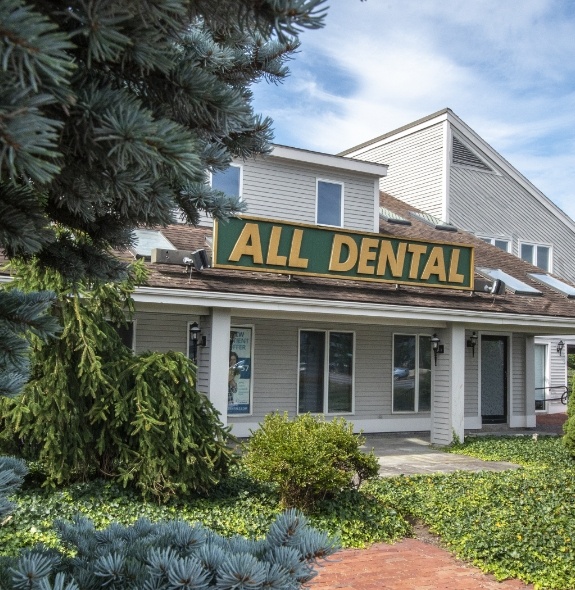 outside view of All Dental office
