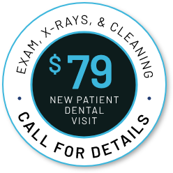 $79 new patient dental visit special stamp