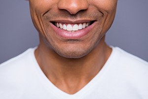 Man’s attractive teeth following smile makeover in Westborough