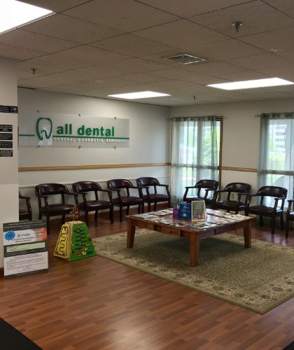 photo of dentist with patient